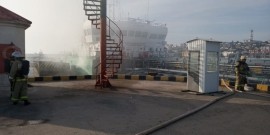 Нижегородская компания "Волжское пароходство" окажет содействие в расследовании причин пожара в порту Махачкалы 11 июня