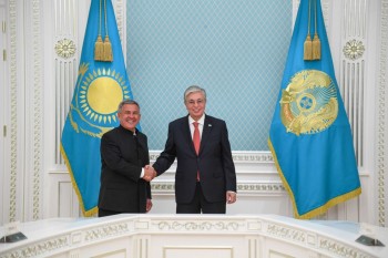 Раис Татарстана Рустам Минниханов встретился с президентом Казахстана Касымом-Жомартом Токаевым