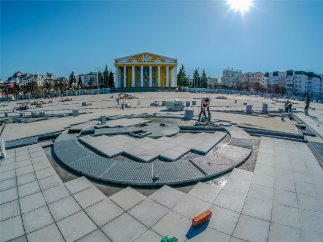 Светомузыкальный фонтан появится на Красной площади в Чебоксарах