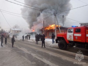 Пожар на площади более 400 кв.м произошёл в садовом товариществе в Нижнем Новгороде