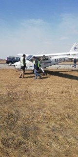Самолет выкатился за пределы взлетно-посадочной полосы в аэропорту в Татарстане