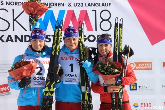 Нижегородская лыжница Анастасия Седова в Швейцарии стала победительницей первенства мира