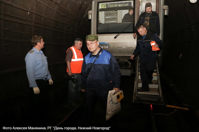 Учения по эвакуации пассажиров прошли в нижегородском метро