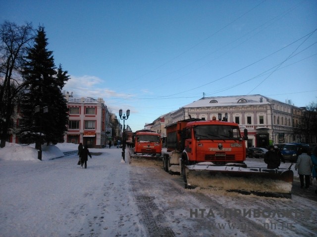 Более 18 тысяч тонн снега вывезено с улиц Нижнего Новгорода в минувшие выходные