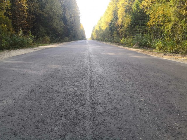 Участок дороги Бутавка-Хохлома-Ермилово отремонтировали в Ковернинском районе в рамках нацпроекта БКАД