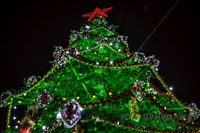 Зажжение иллюминации на главной ёлке Нижнего Новгорода запланировано на 23 декабря