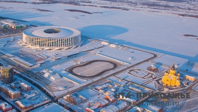 Депград Нижегородской области отвел 68,4 тыс м2 под ледовый дворец на Стрелке