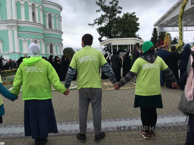 Волонтеры помогут паломникам на торжествах в Дивееве Нижегородской области