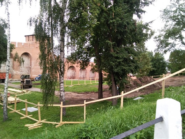 Археологические раскопки проводятся на территории Кремля в Нижнем Новгороде