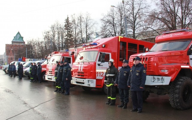 Нижегородские пожарные и спасатели получили 20 единиц современной техники