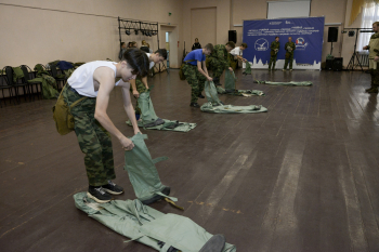 Итоги городского этапа конкурса военно-патриотических клубов и юнармейских отрядов подвели в Нижнем Новгороде