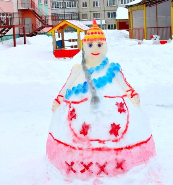 Конкурс зимних построек проводится в детсадах Чебоксар