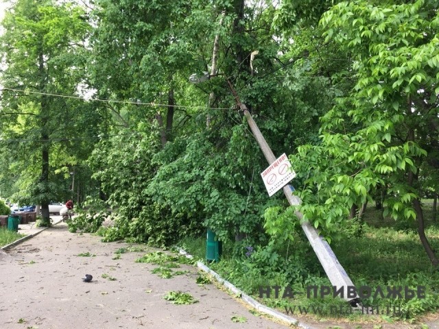 Почти 90 населённых пунктов Нижегородской области остаются без электроэнергии спустя двое суток после урагана