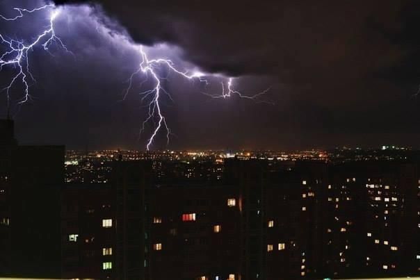 Предупреждение в связи с ливнями, грозами, градом и сильным ветром объявлено в Нижегородской области