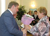Торжественный прием работников школ в администрации Нижнего Новгорода