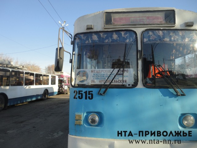 Движение троллейбусов №10 и №25 в Нижнем Новгороде сокращено до Московского вокзала