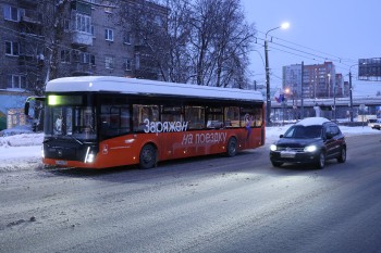 Первые электробусы ЛИАЗ вышли на линии в Нижнем Новгороде