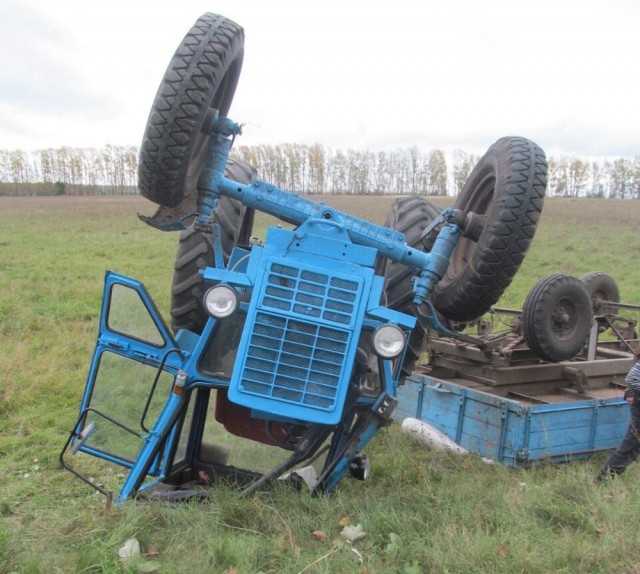 Водители трактора и квадроцикла погибли в ДТП в Башкирии 24 сентября