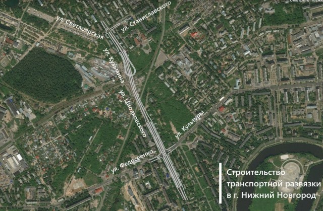 Конкурс на строительство транспортной развязки на улице Циолковского объявлен в Нижнем Новгороде