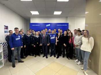 Директор РФЯЦ Валентин Костюков встретился с нижегородскими студентами