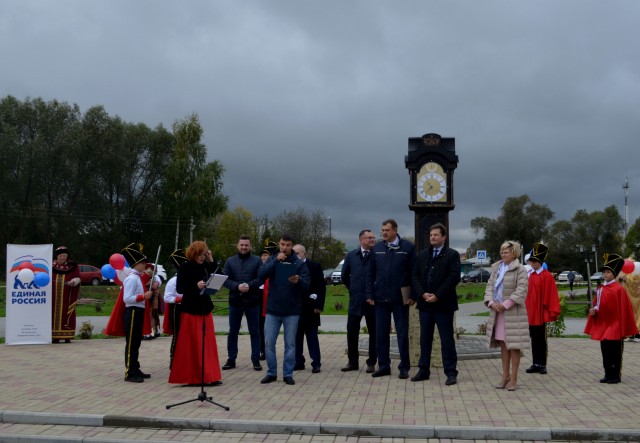 Сквер "Молодежный" торжественно открыли в Большом Болдине Нижегородской области