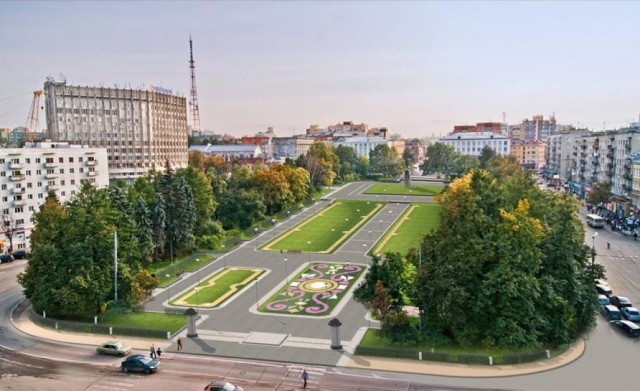 Фонтана с розарием не будет на площади Горького в Нижнем Новгороде