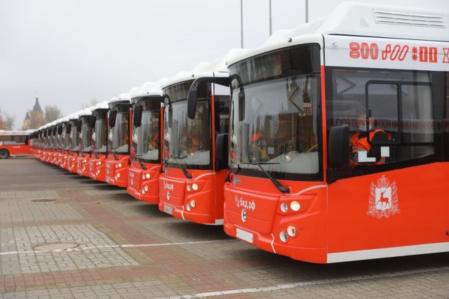 Еще 19 новых автобусов на газомоторном топливе поступило в Нижний Новгород