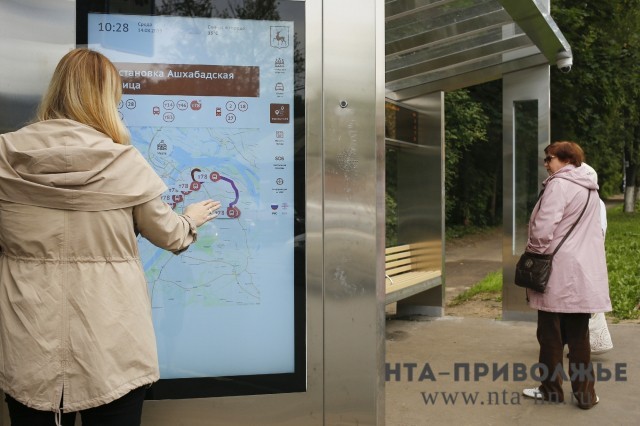 Более половины остановок в Нижнем Новгороде заменили на "умные"