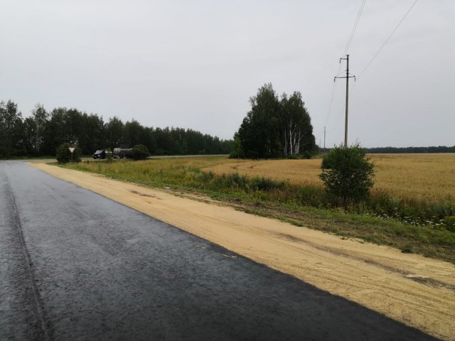 Участок дороги отремонтировали в Починковском районе в рамках нацпроекта БКАД