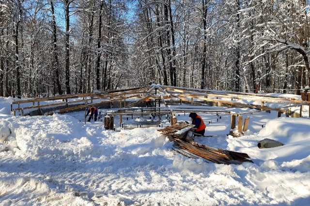 Благоустройство парка "Швейцария" в Нижнем Новгороде выполнено на 40%