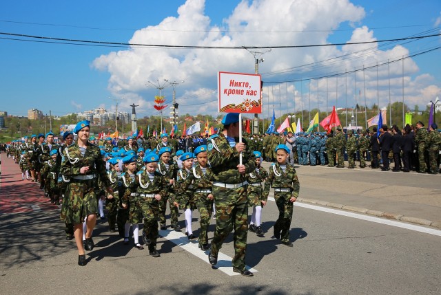 Парад дошколят и юнармейцев пройдет в Чебоксарах 8 мая на Красной площади