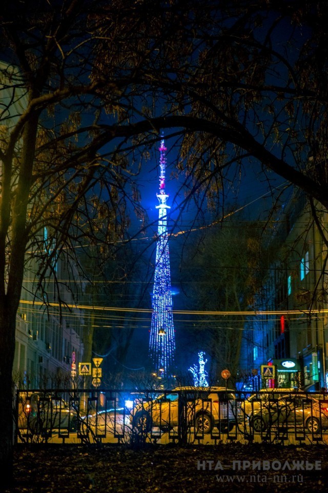 Праздничную подсветку включат на телебашнях Нижегородской области 24 июня