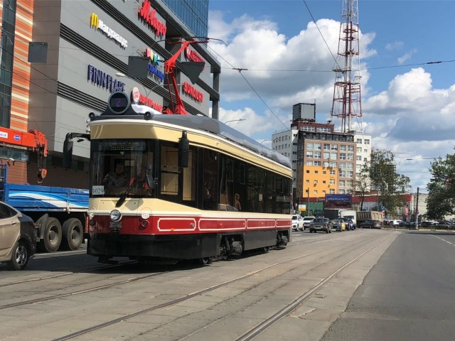 Четвёртый трамвай в стиле ретро доставлен в Нижний Новгород