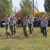 Пятая военно-патриотическая акция "День призывника" в нижегородском парке Победы