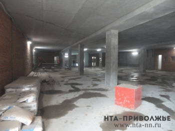 Монолитные работы в вестибюлях станции метро "Стрелка" в Нижнем Новгороде полностью завершены