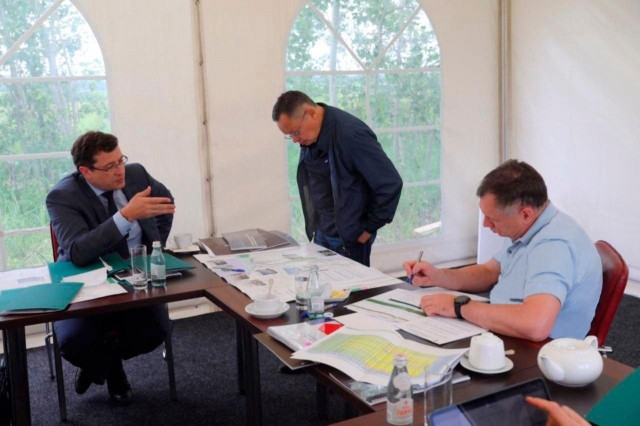 Марат Хуснуллин и Глеб Никитин провели рабочее совещание в Нижегородской области