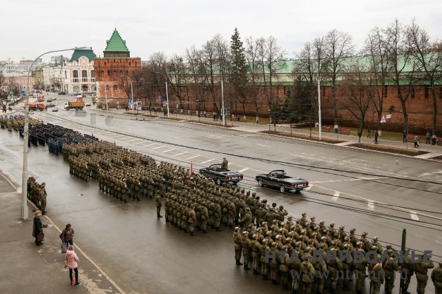Схема движения общественного транспорта изменится в связи с репетициями парада Победы в Нижнем Новгороде 15 апреля