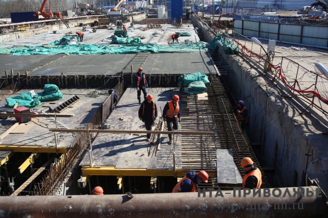 Новую ветку метро к станции "Стрелка" в Нижнем Новгороде уже в августе планируется соединить с существующей