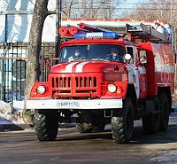 Ликвидация условного возгорания спасателями ГУ МЧС России по Нижегородской области 