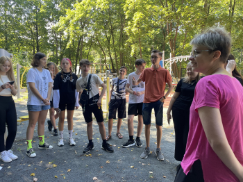Молодогвардейцы провели квест для детей из Харцызска, отдыхающих в Нижегородской области на каникулах