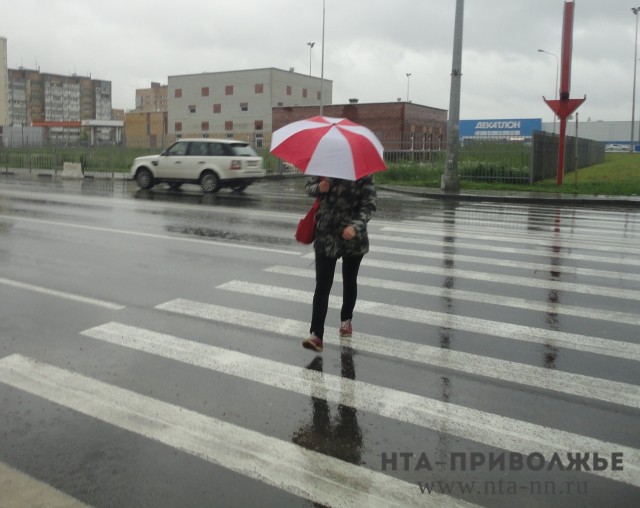 Резкое похолодание и дожди прогнозируются в Нижегородской области в середине недели