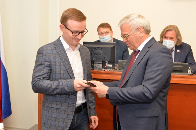 Игорь Седых принёс присягу депутата Законодательного собрания Нижегородской области