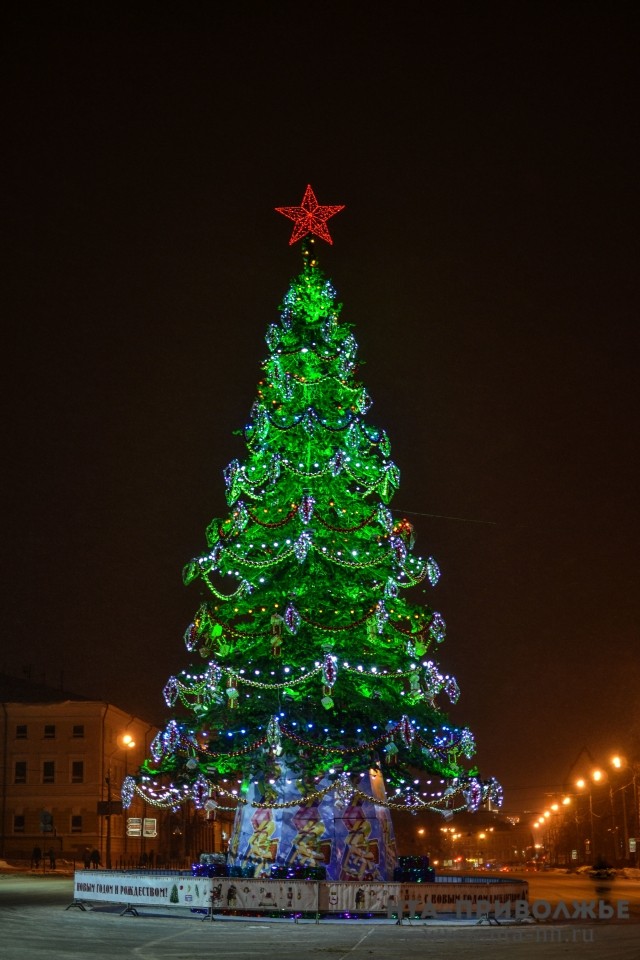 Главную новогоднюю ель планируется установить на площади Минина и Пожарского Нижнего Новгорода 15 декабря