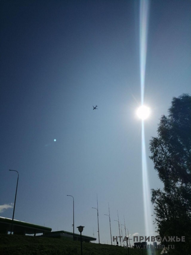 Тренировка "Аэрофлота" проходит в небе над Нижним Новгородом 23 августа