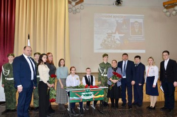 Парту Героя Андрея Пронюшкина открыли в школе №55 Чебоксар