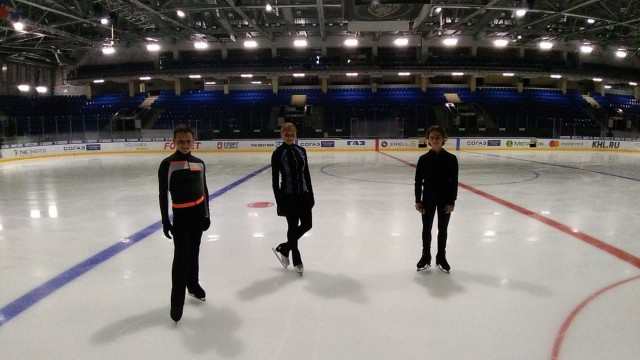 Нижегородские фигуристы и хоккеисты возобновили тренировки на ледовой арене комплекса "Нагорный"