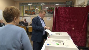 Кандидат на выборах губернатора Нижегородской области Владислав Егоров проголосовал на избирательном участке