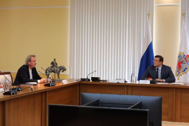 Губернатор Нижегородской области Глеб Никитин провел совещание по вопросу создания памятника Александру Невскому 