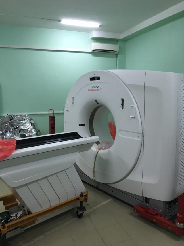 Новый КТ-томограф устанавливают в Кстовской ЦРБ Нижегородской области