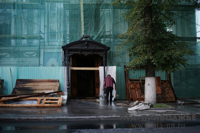 Литературный музей в Нижнем Новгороде начали восстанавливать после пожара